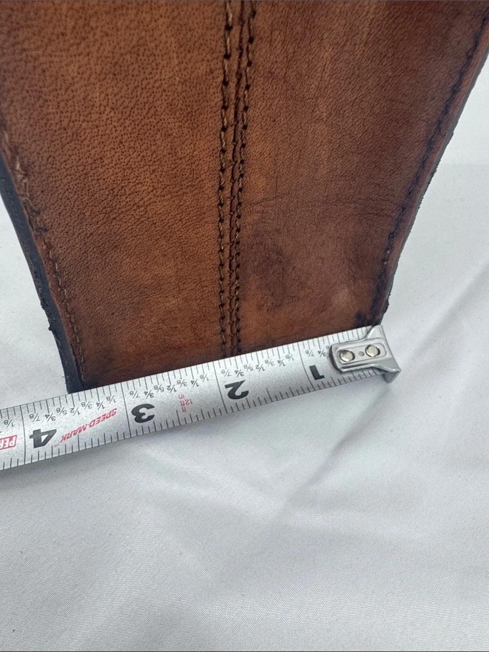 Cognac Brown Handcrafted Leather Wine Carrier Bag, Snap Handle Strap, Gift Tote
